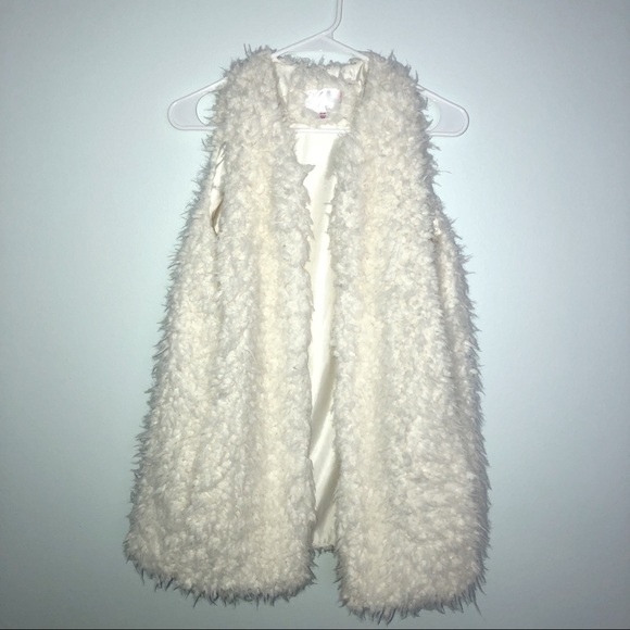 Xhilaration Jackets & Blazers - cozy white fur vest